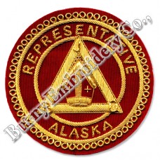 Masonic Regalia Round Shape Badges